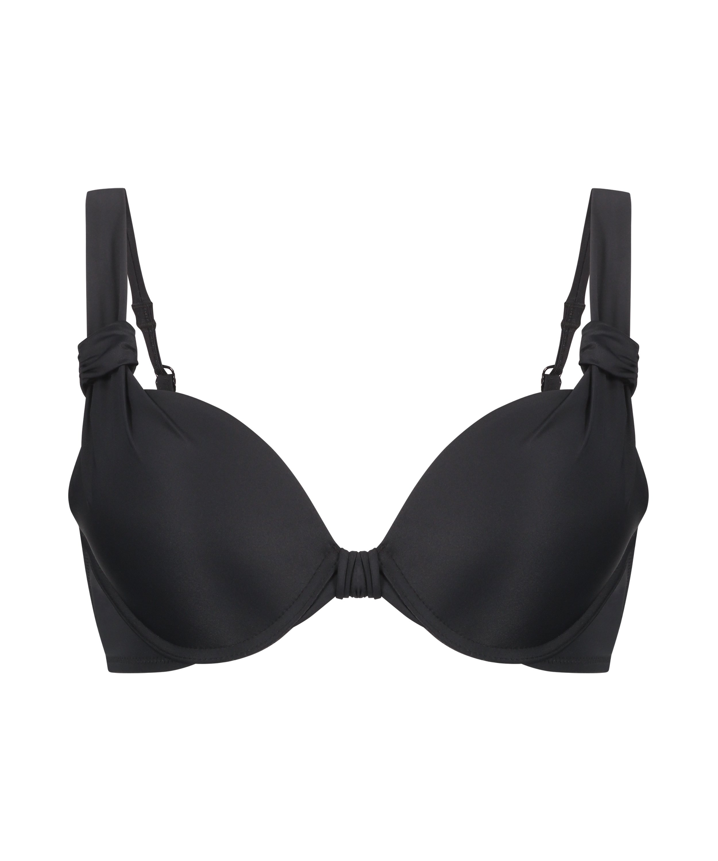 Luxe push-up bikini-överdel Storlek A - E, Svart, main