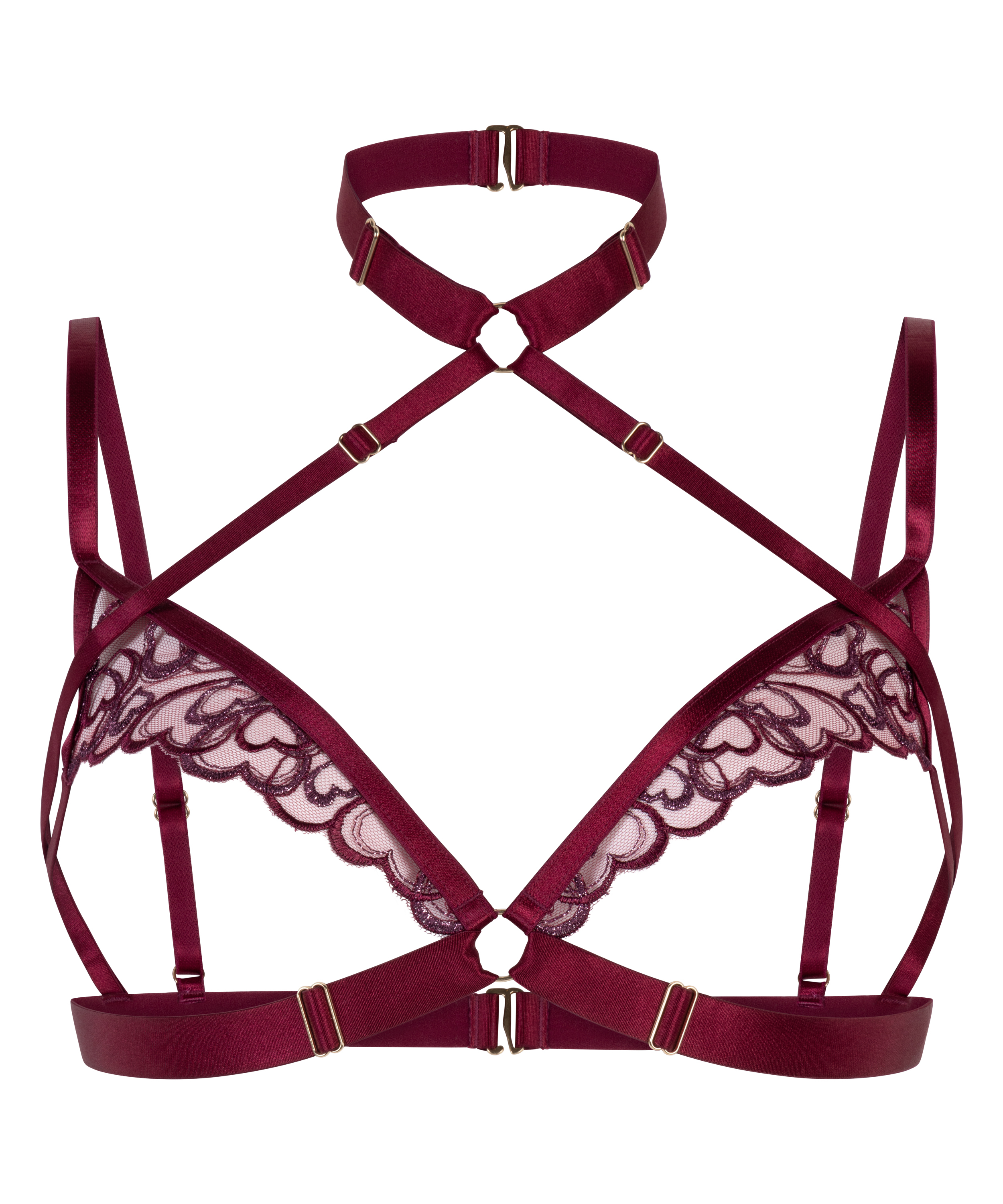 Scarlett-harness-topp, Röd, main
