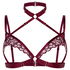 Scarlett-harness-topp, Röd