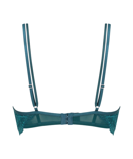 Icke-formpressad longline bygel-bh Raquel, Bl&aring;