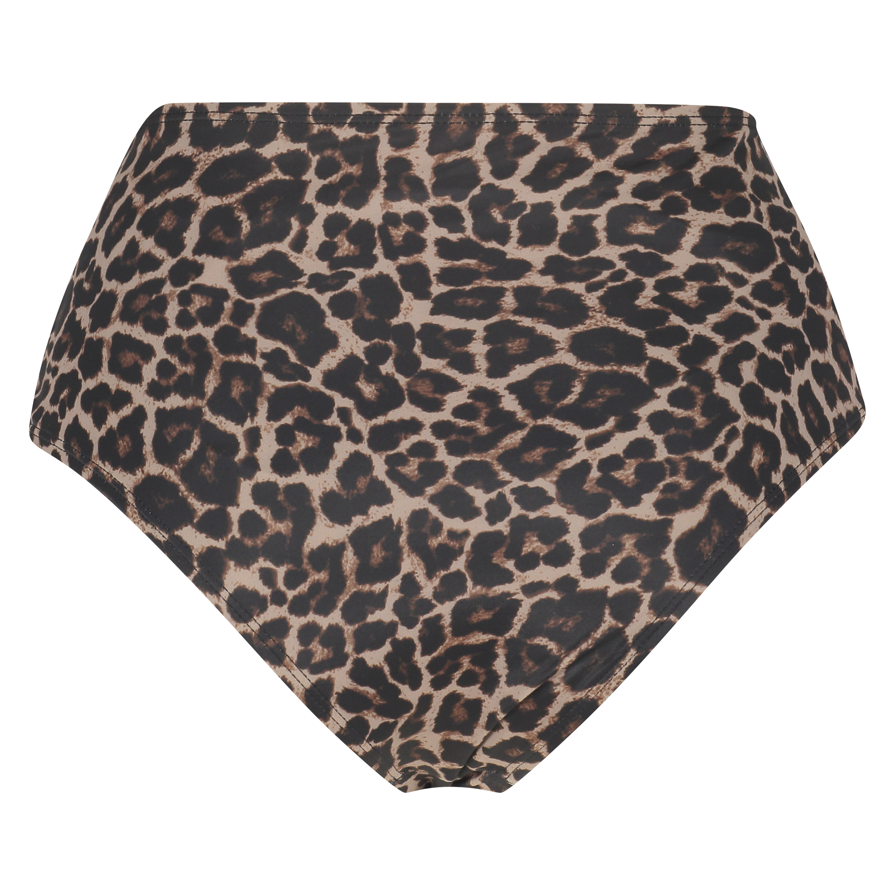 Djärvt skuren Leopard-bikniunderdel, Beige, main