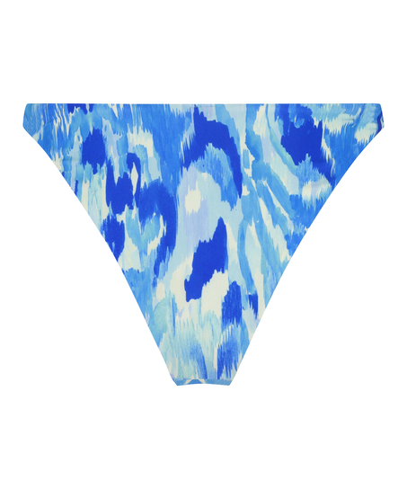 Högt Skuren Bikiniunderdel Paraguay, blå