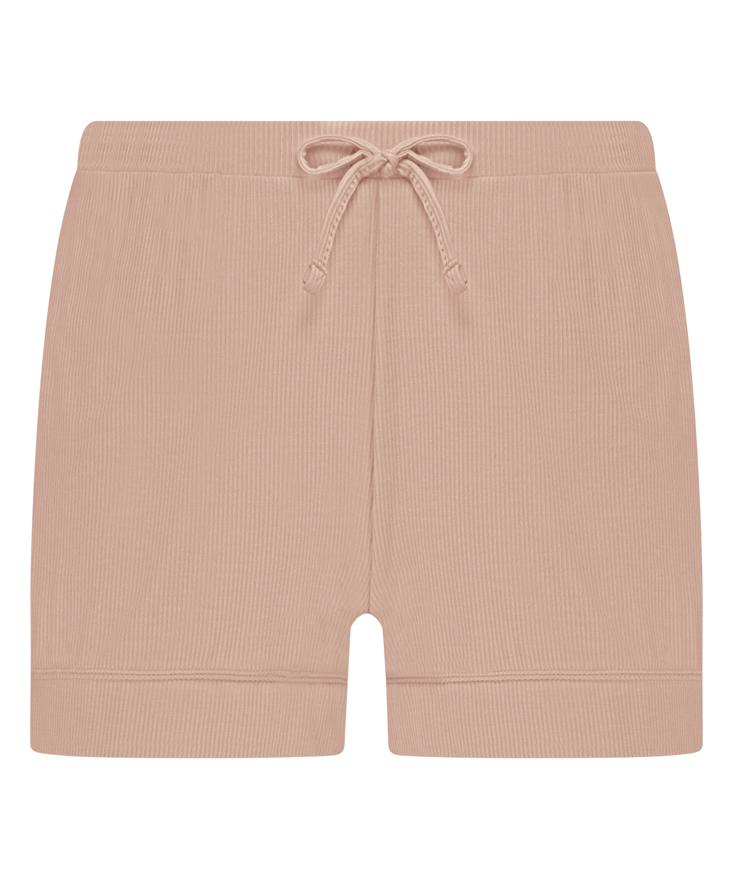 Essential-shorts i slätstickad jersey, Beige, main