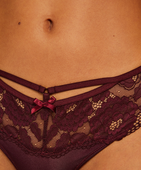 Jolie stringboxertrosa, röd