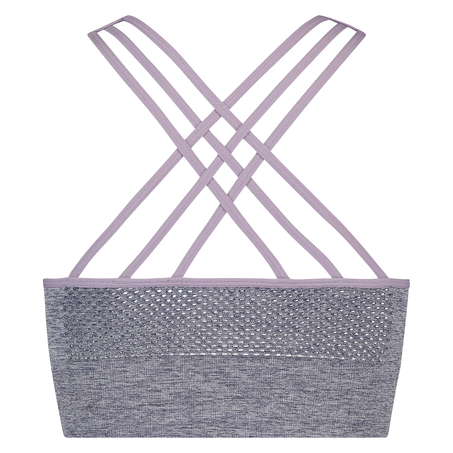 HKMX sport-bh med h&ouml;g hals, niv&aring; 2, ombre, Bl&aring;