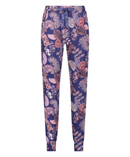 Petite Pyjamasbyxor i jersey, bl&aring;