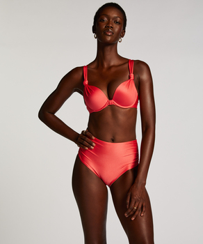Luxe push-up bikini-överdel Storlek A - E, röd