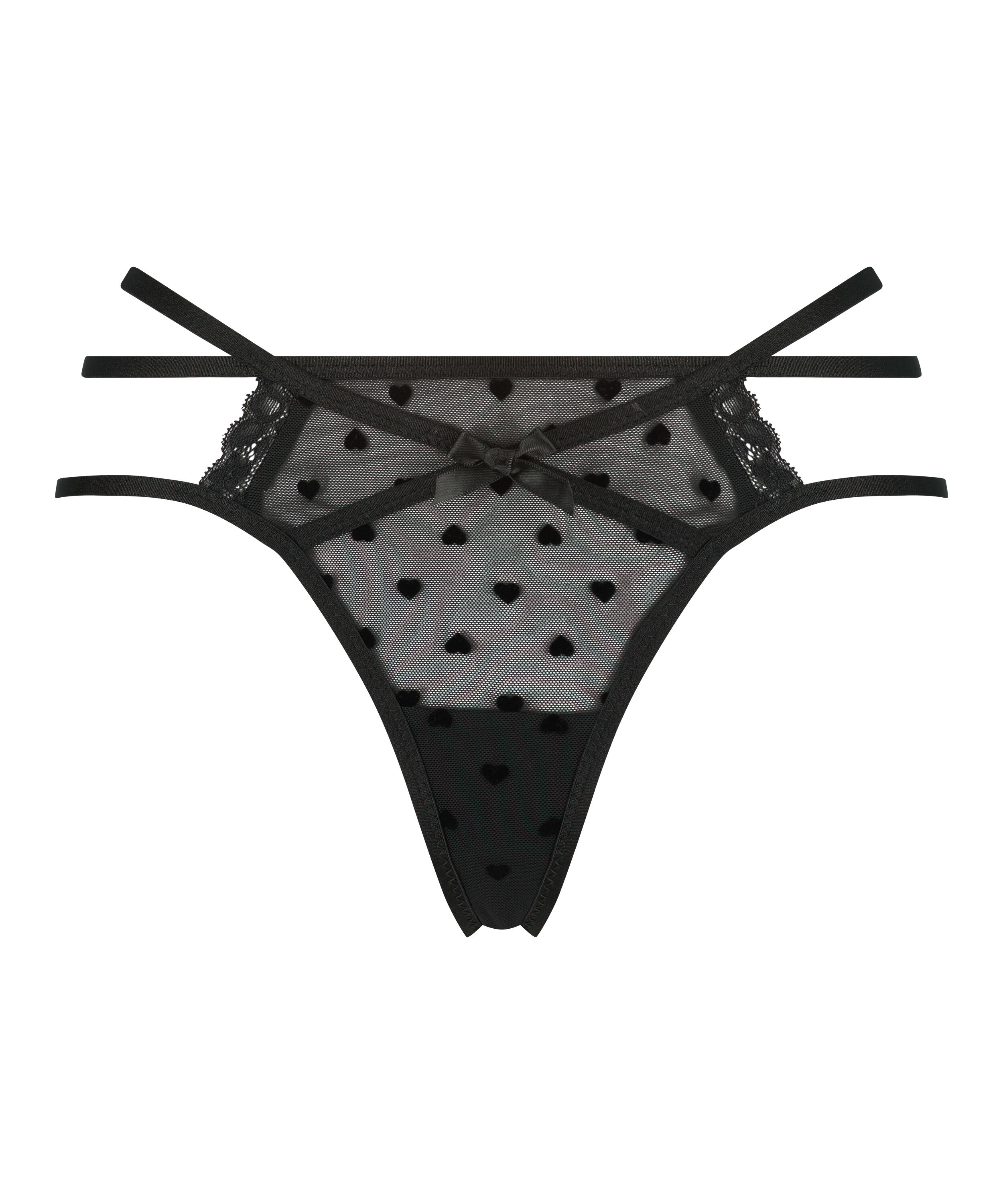 Melda stringtrosa, Svart