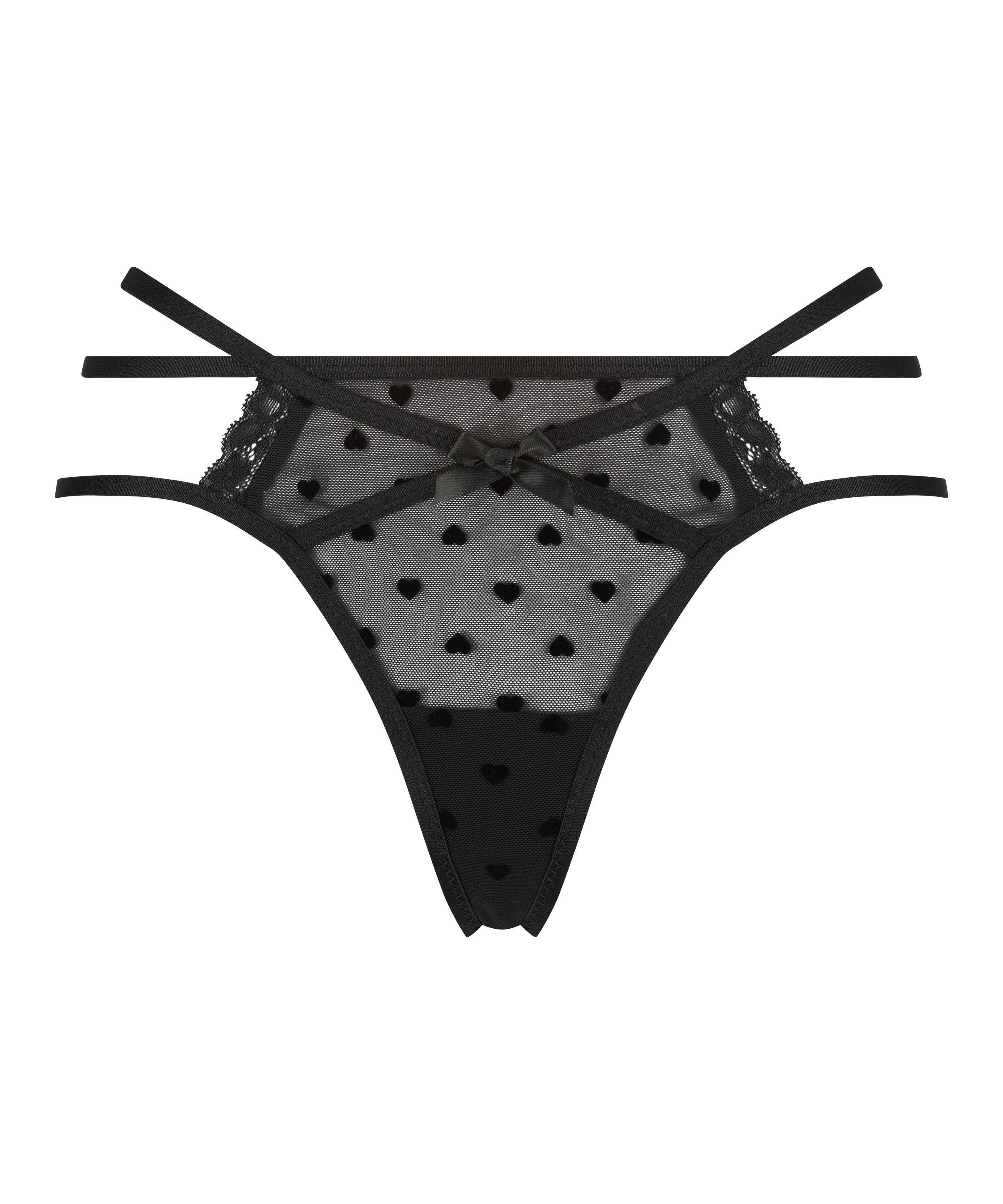 Melda stringtrosa, Svart, main