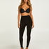 100 Denier mysiga leggings, Svart