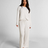 Pyjamasbyxa Pointelle, Beige