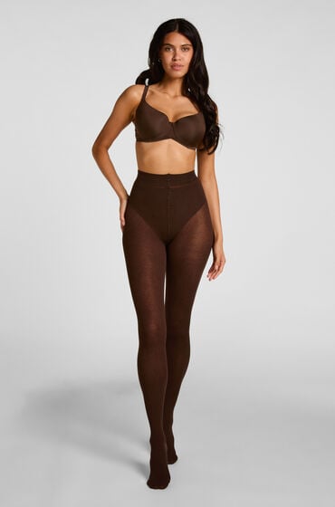 Ribbstickade Strumpbyxor Cashmere Blend