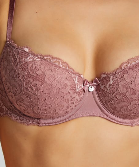 Formpressad bygel-bh Marine, Rosa