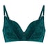 Julia formpressad longline-bygel-bh, Grön