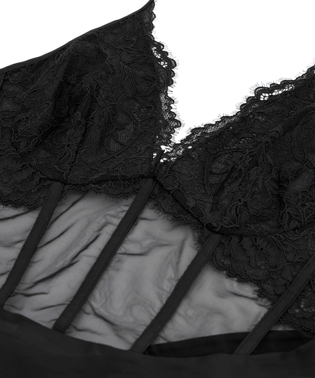 Lora underklänning, Svart