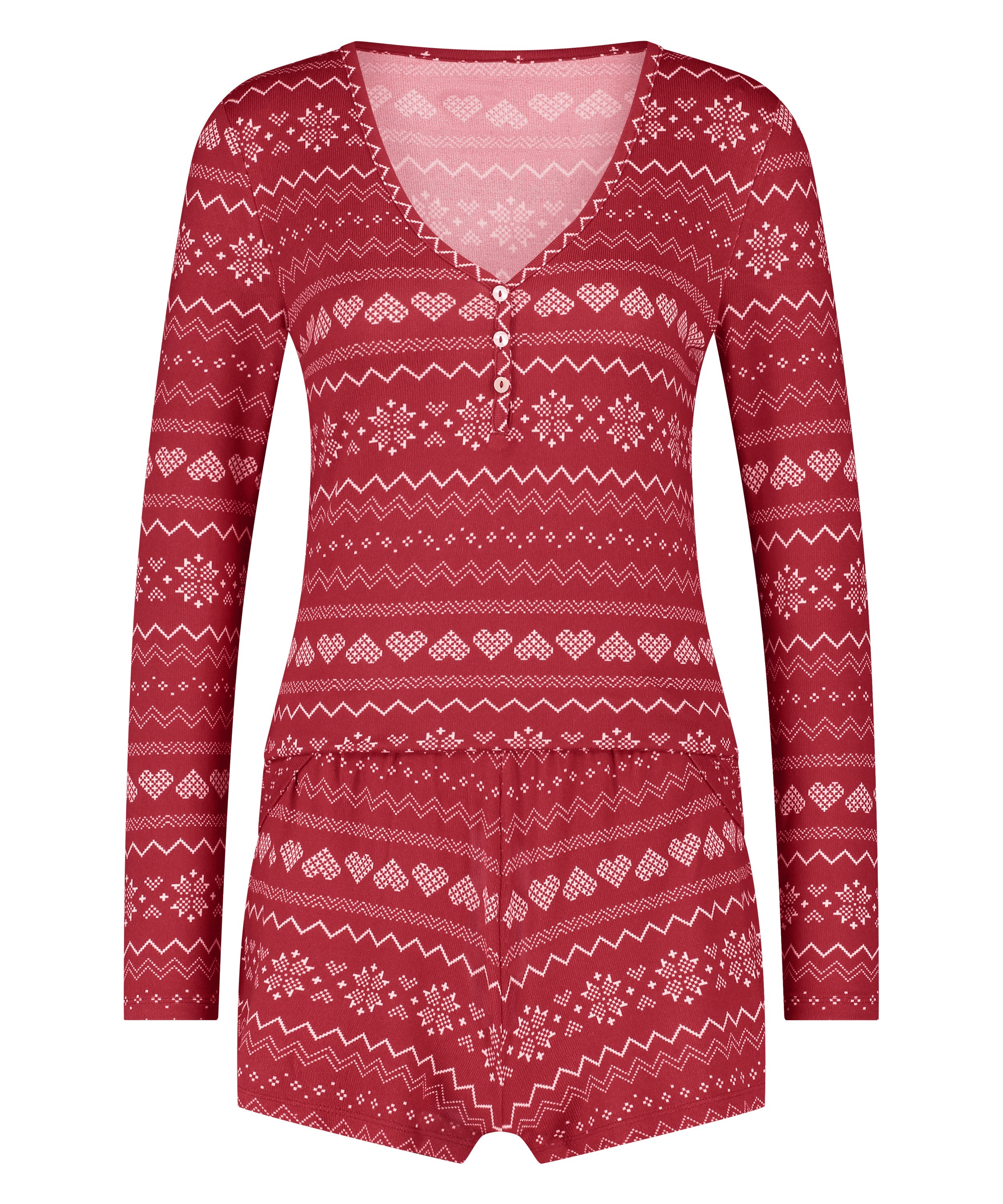 Pyjamasset, röd, main