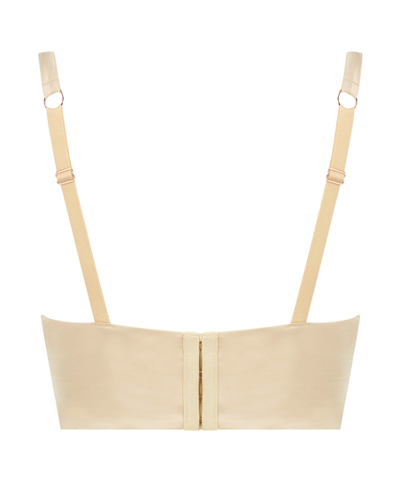 Vadderad longline-bh med bygel Stella, Gul