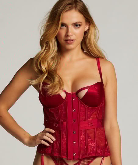Bustier Pleasure, Röd