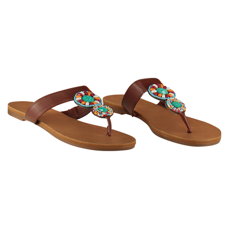 Flip-flops Rio beaded, blå