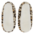 Ballerinatofflor Leopard, Beige