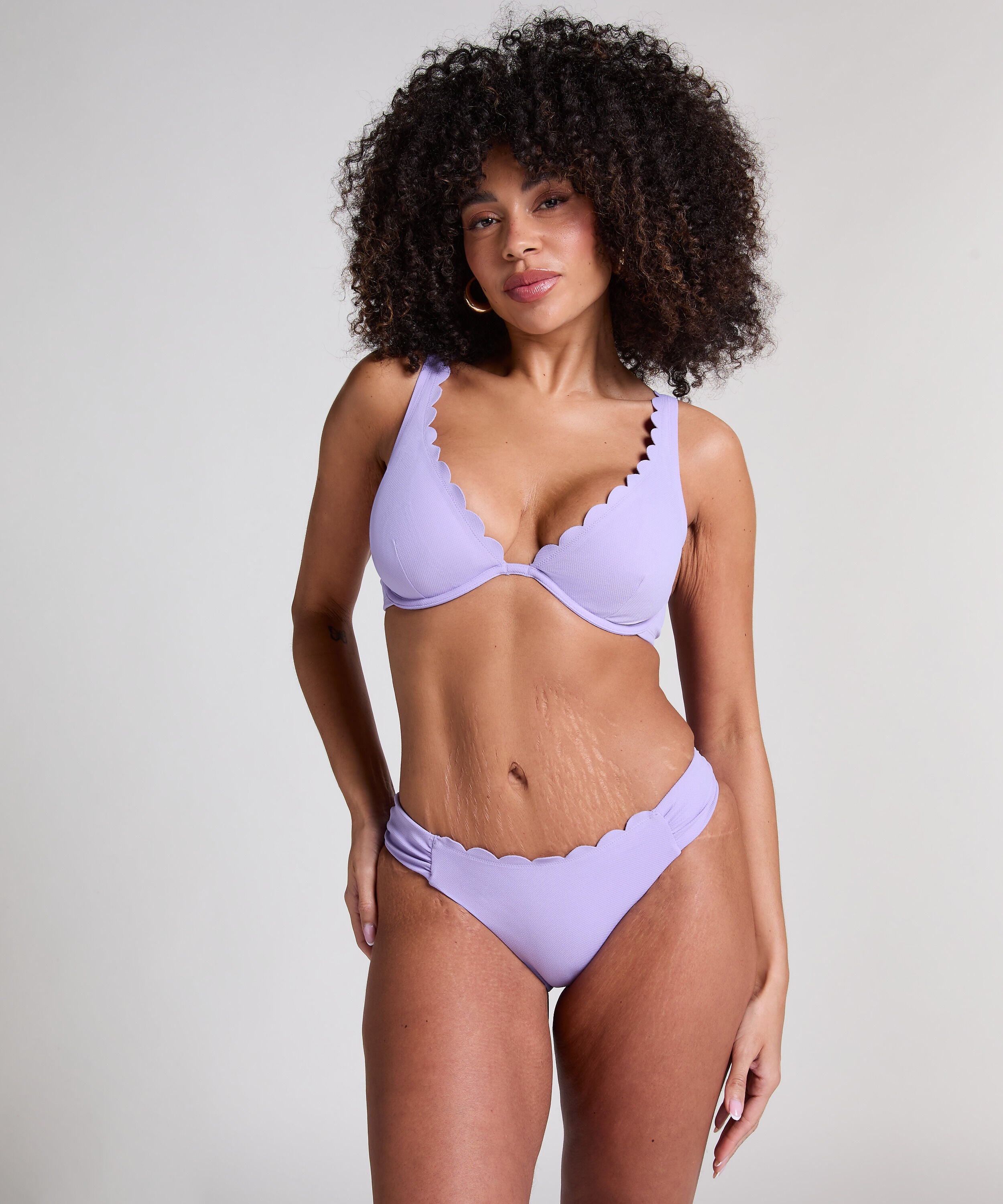 Rio Bikiniunderdel Scallop, Lila