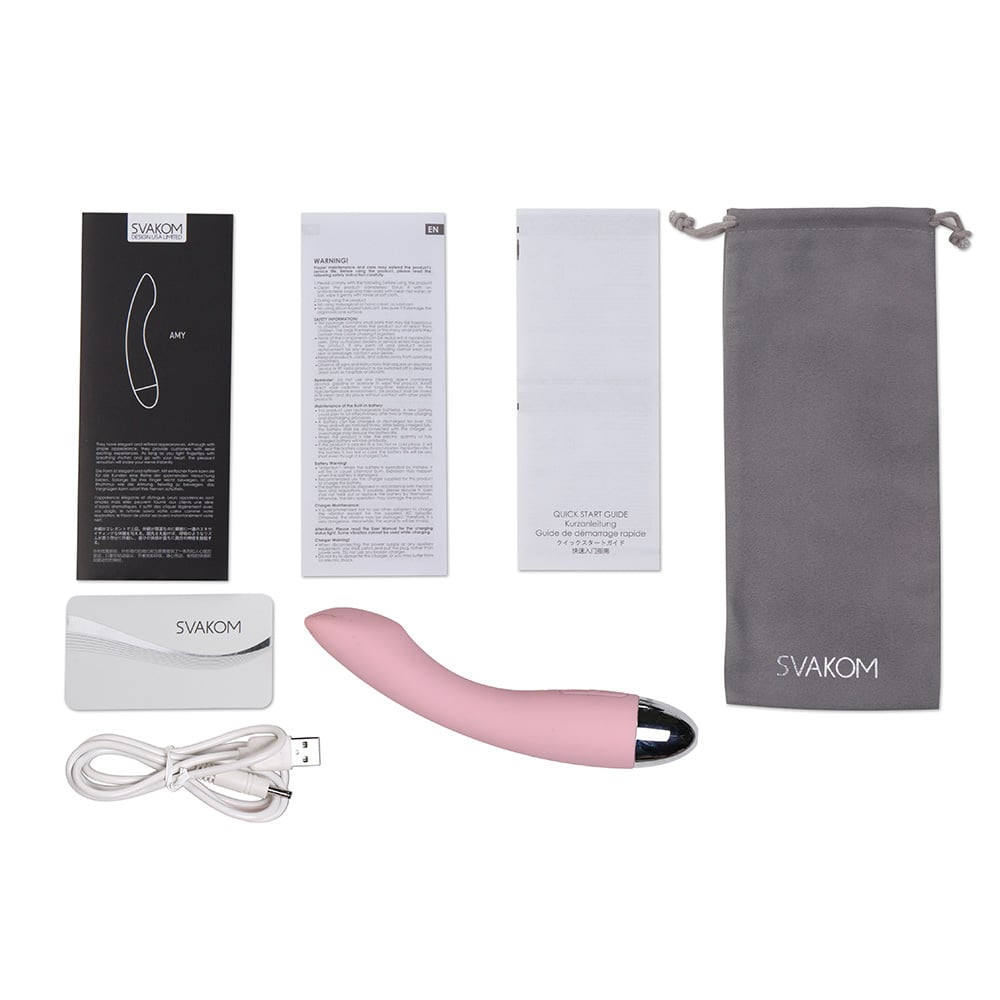 Svakom - Amy G-Spot Vibrator, Rosa, main