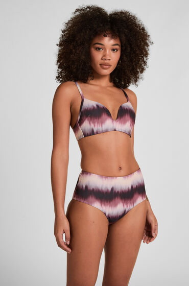 Hunkemöller Höga Bikinitrosa Mauritius Lila