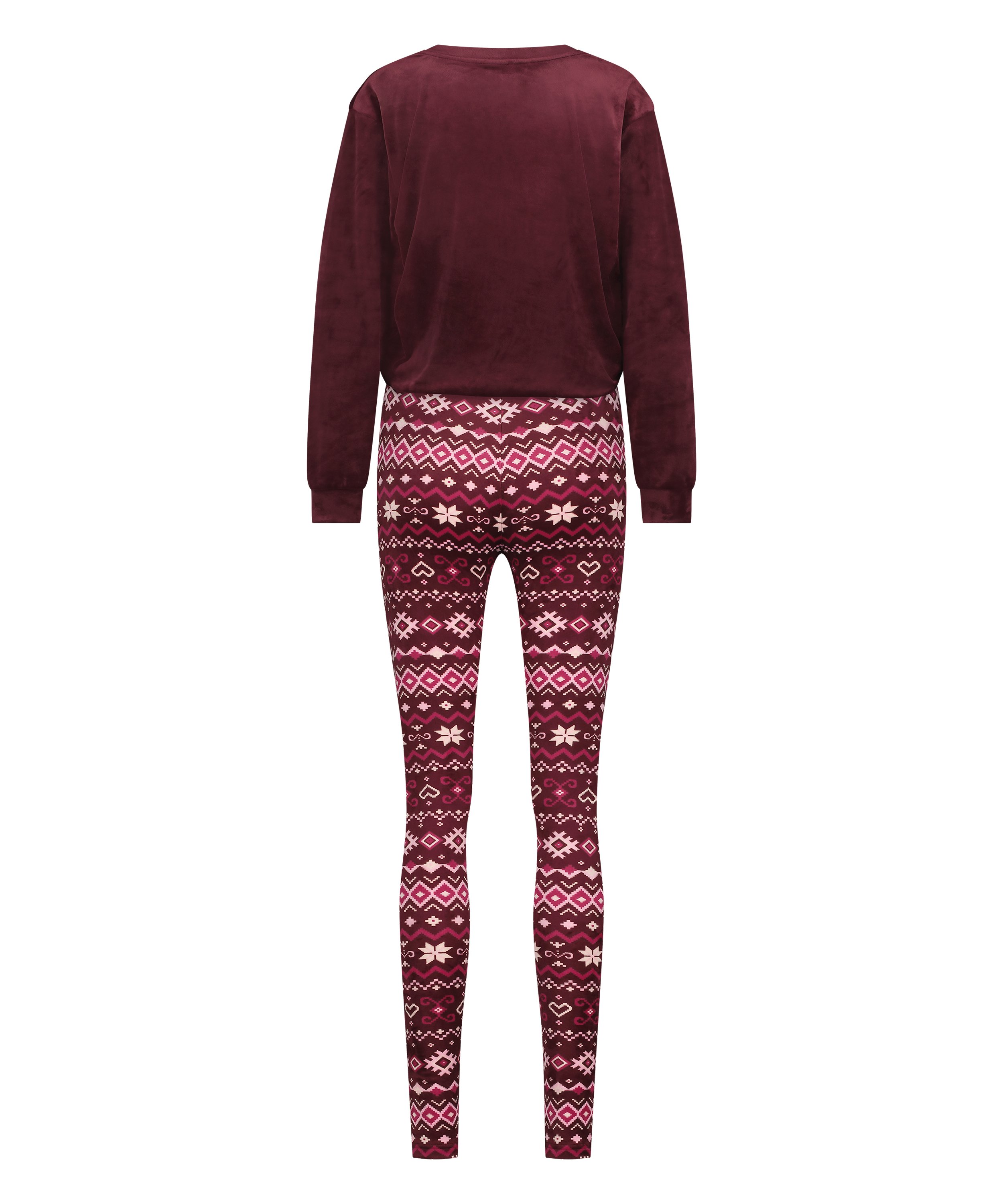 Pyjamaset med väska, röd, main