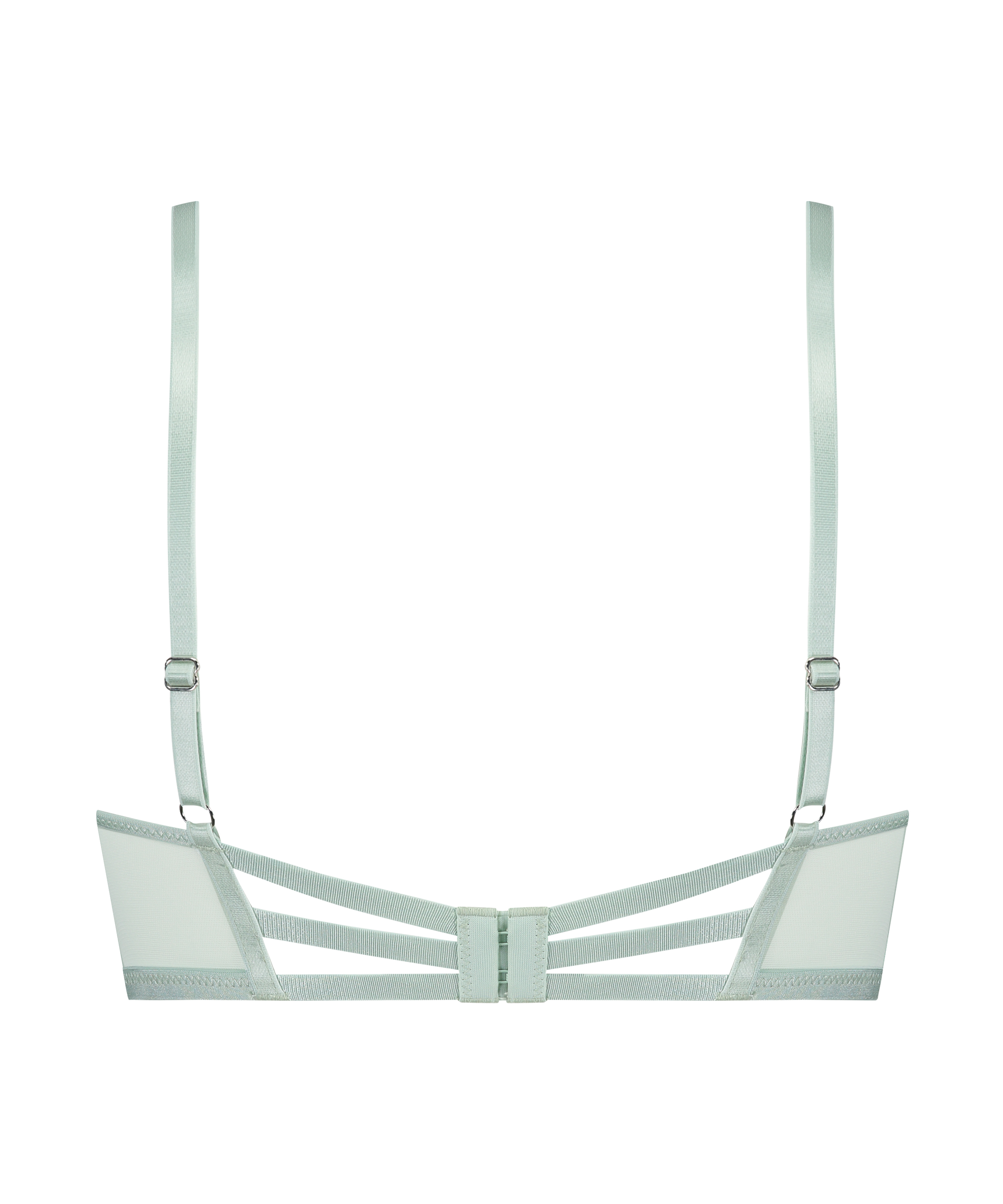 Icke-formpressad longlinebehå med bygel Lillia, Grön, main