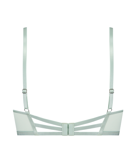 Icke-formpressad longlinebehå med bygel Lillia, Grön