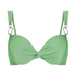 Mauritius formpressad bygel-bh med push-up, Grön
