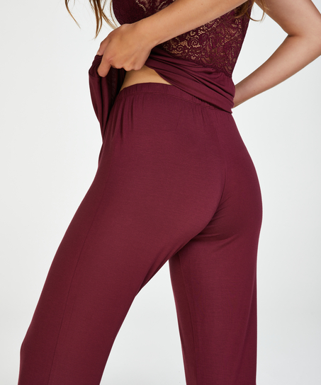 Pyjamasset i spets Vera, röd