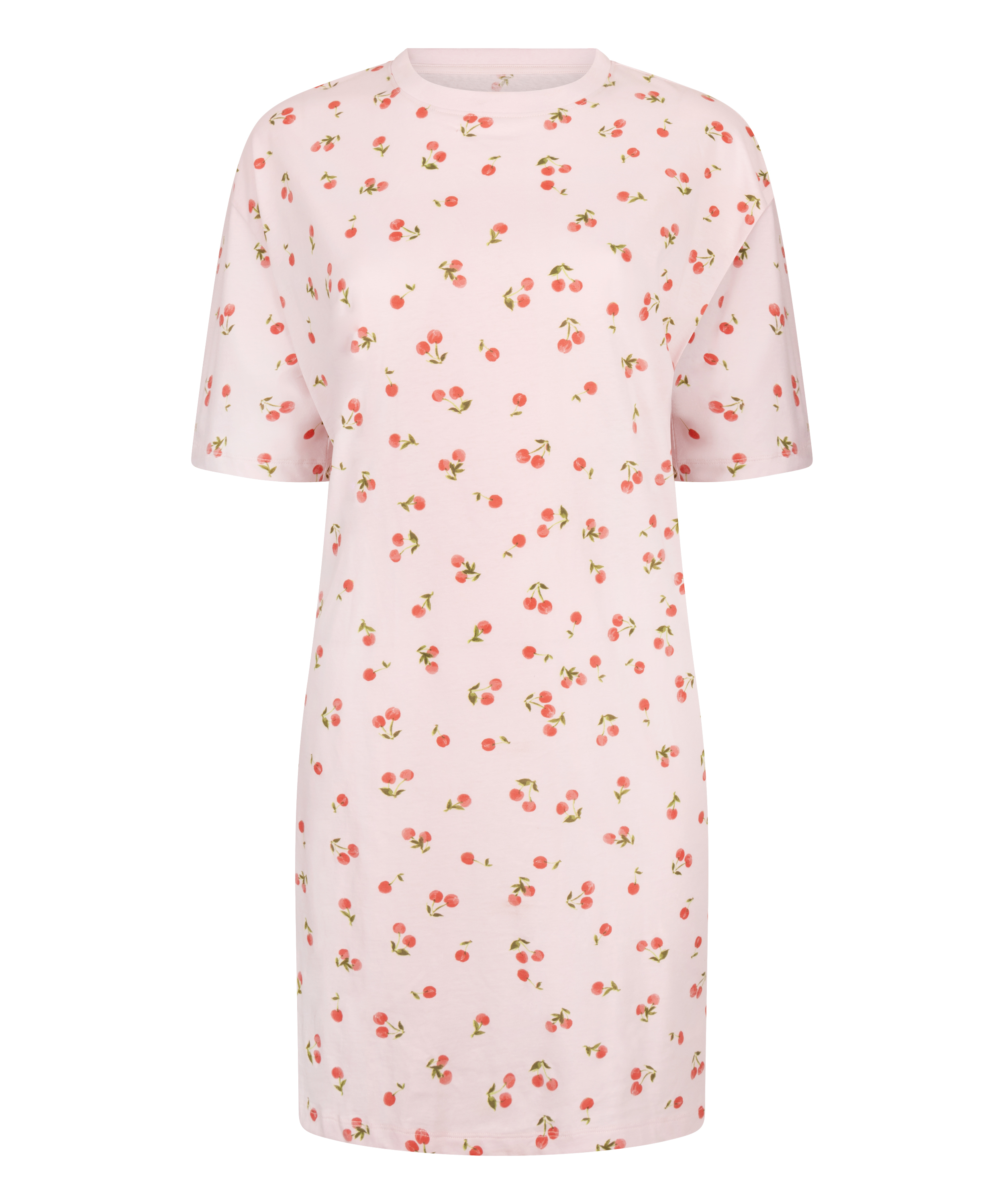 Nattskjorta med rund hals, Rosa, main