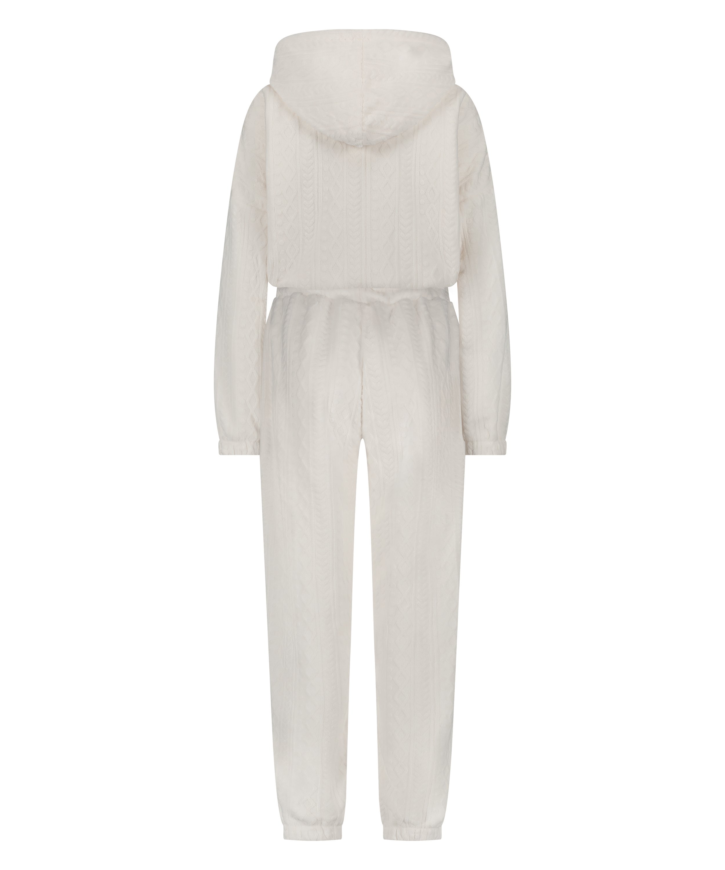 Onesie Fleece, Vit, main