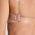﻿Formpressad bygel-bh Transparent Back, Beige