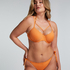 Cheeky Tanga Bikiniunderdel Scallop Lurex, Orange