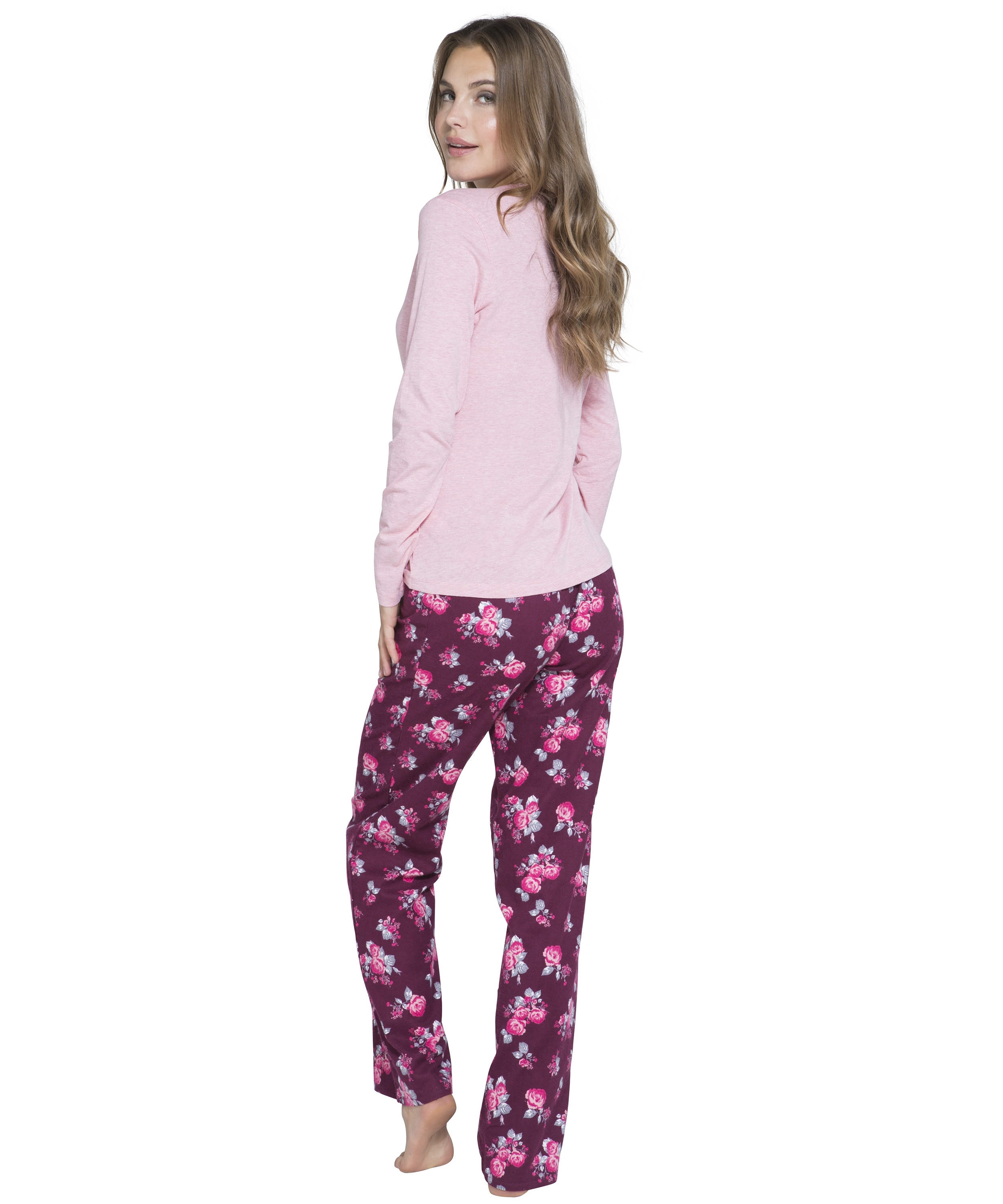 Pyjamasbyxa Shyla Flower, Lila, main