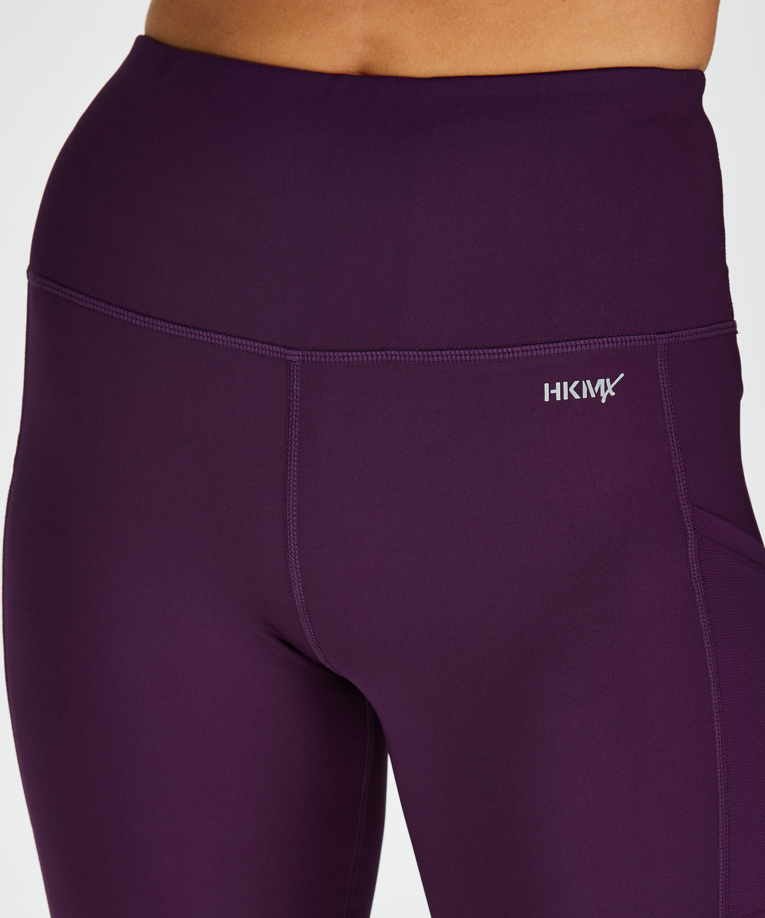 HKMX cykelshorts med h&ouml;g midja, Lila, main