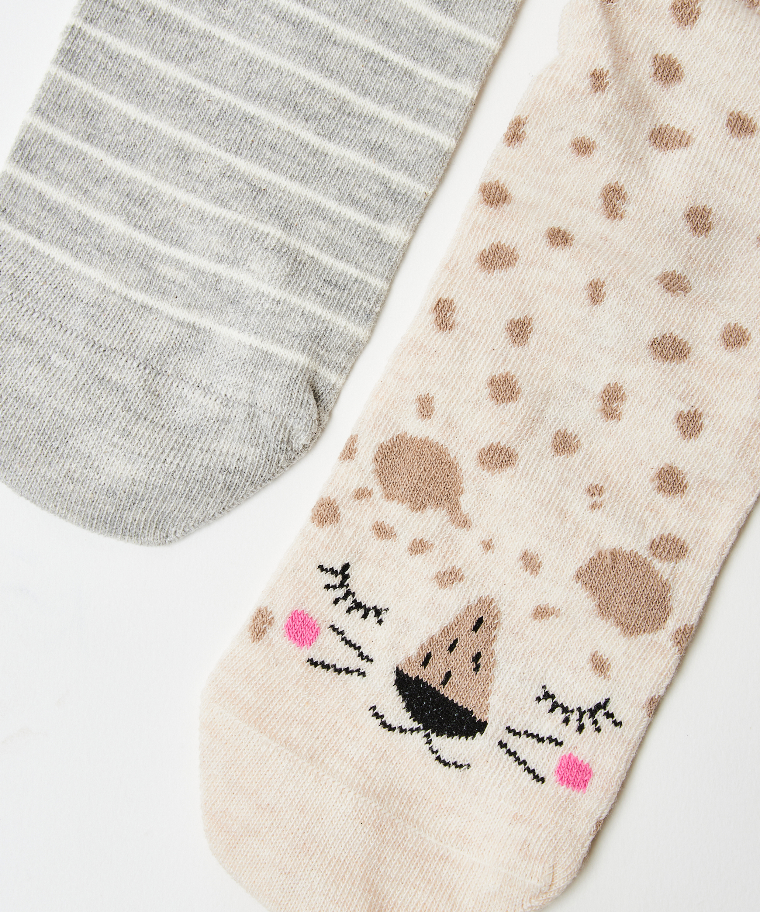 2 Par Strumpor, Vit, main