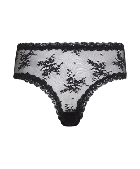 Alex V-formad brazilian-trosa, Svart