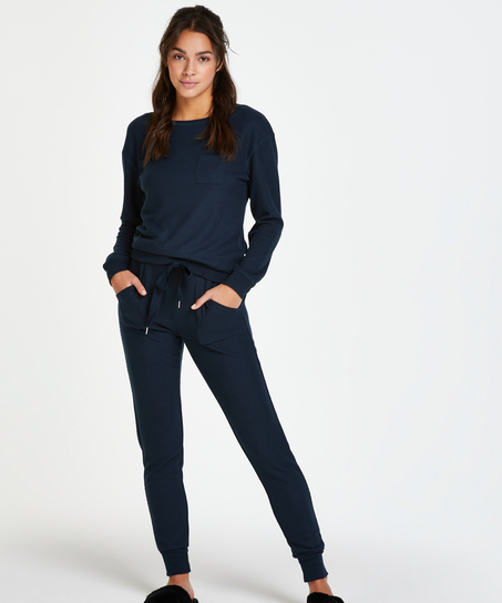 Pyjamasset Waffle, Bl&aring;