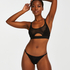 Duckie bralette, Svart