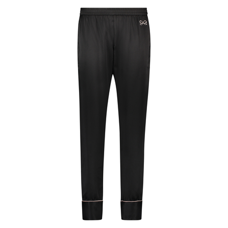 Pyjamasbyxor Satin Bow, Svart
