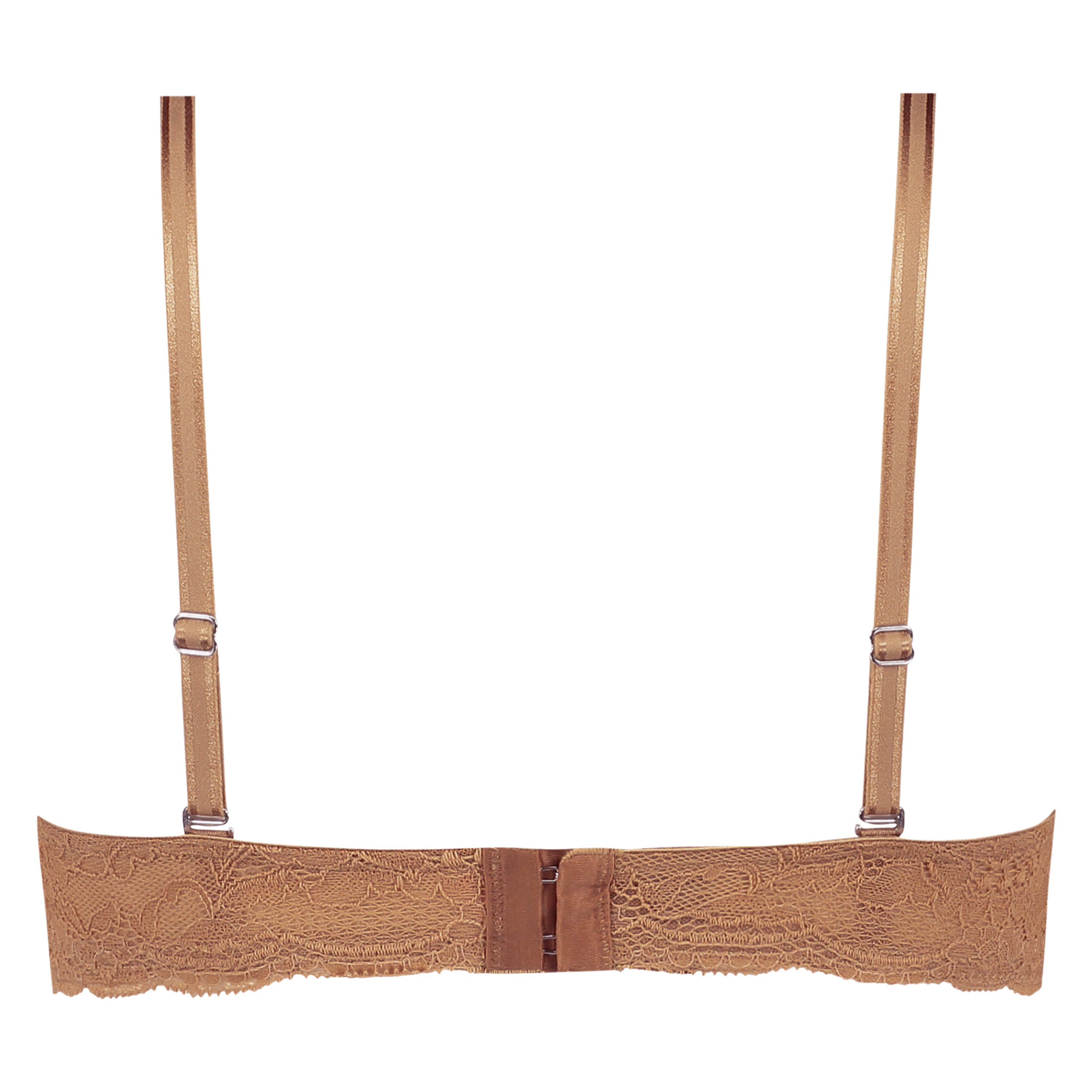 Formpressad axelbandslös bygel-bh Angie, Beige, main