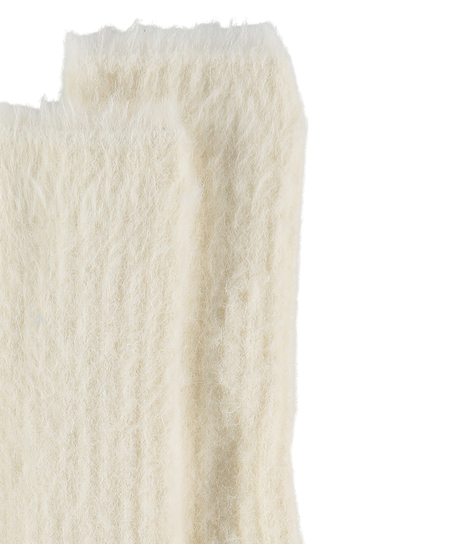 Vera Fluffy Socks, Beige