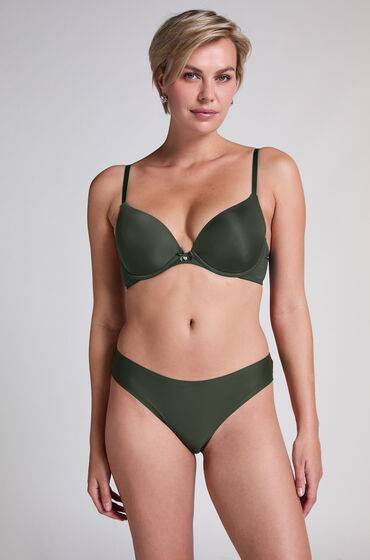 Hunkemöller Brazilian-trosa Invisible Lace Back Grön — produktbild