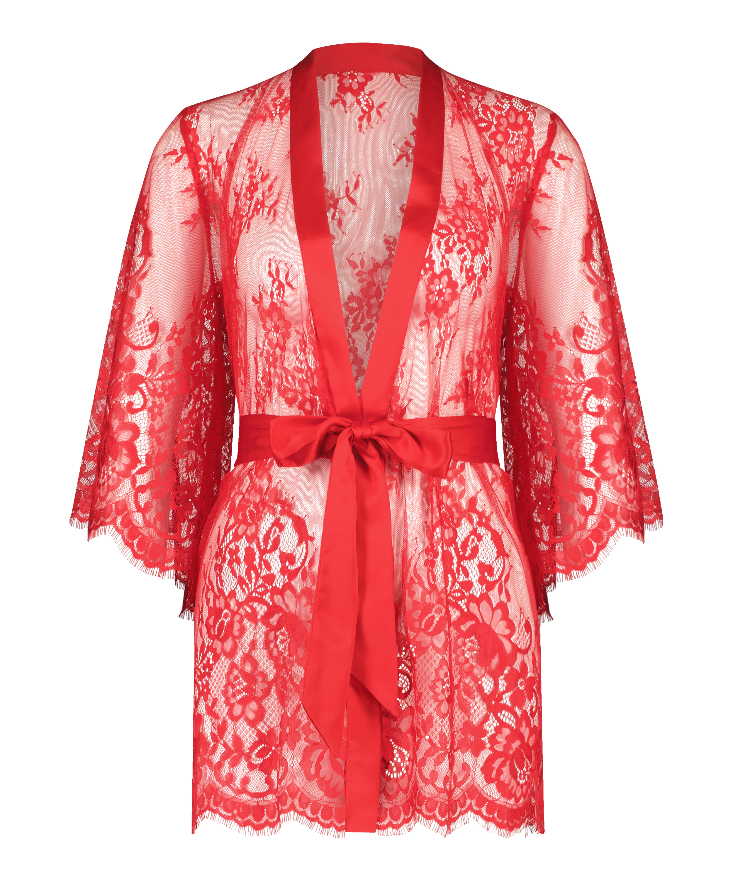 Kimono Lace Isabelle, röd, main