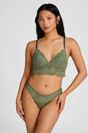 Hunkemöller Andrea stringtrosa Grön