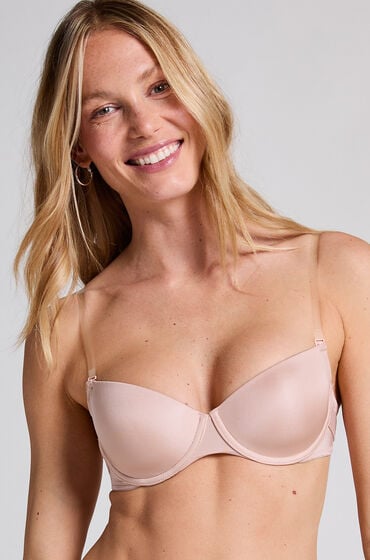 Formpressad bygel-bh Transparent Back