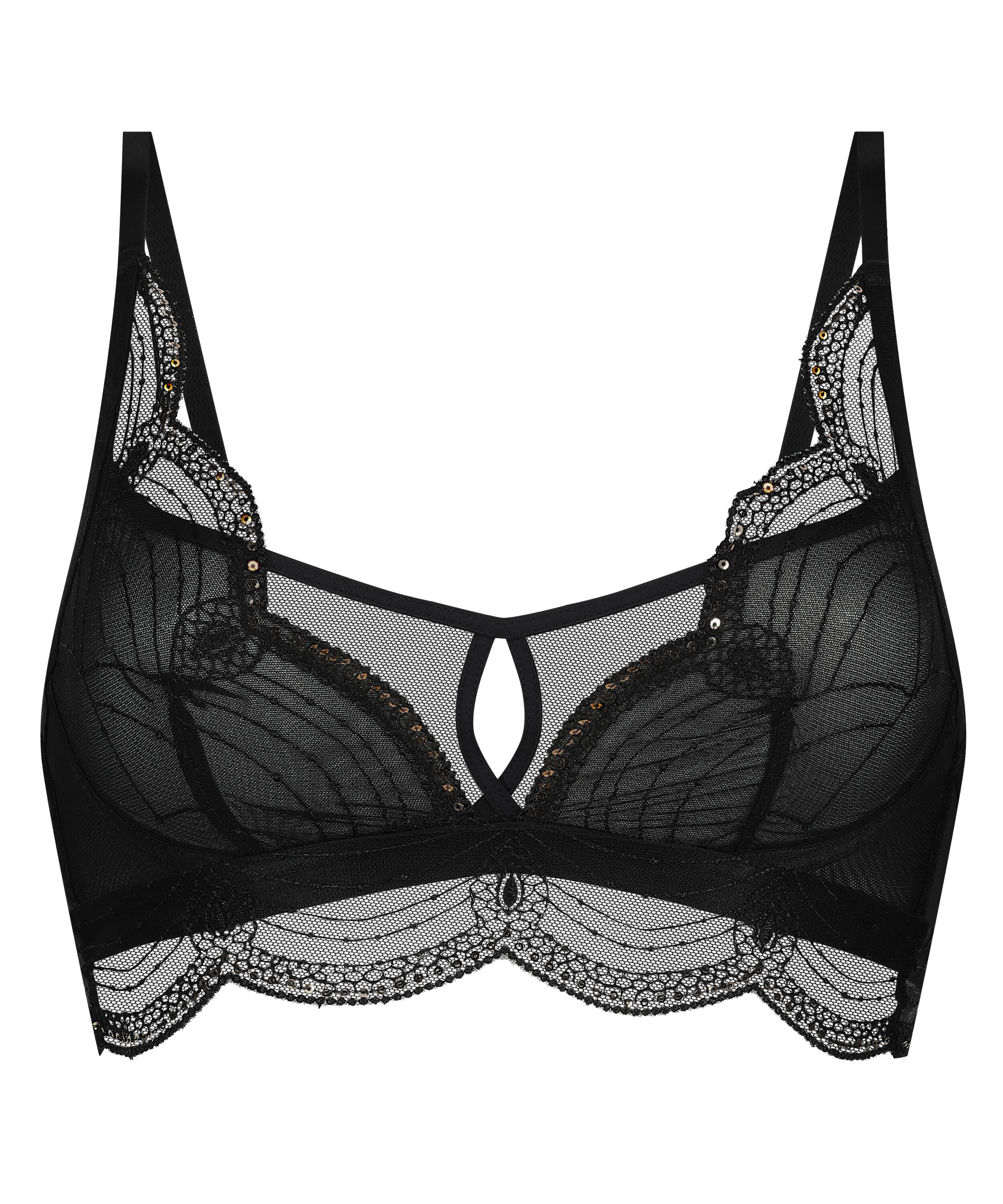 Bralette Ruby, Svart